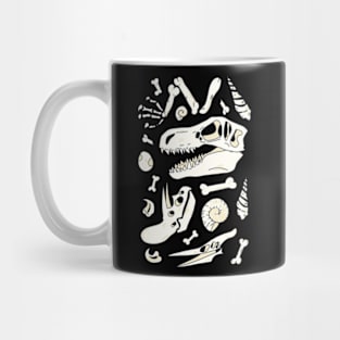 DINO FOSSILS PATTERN Mug